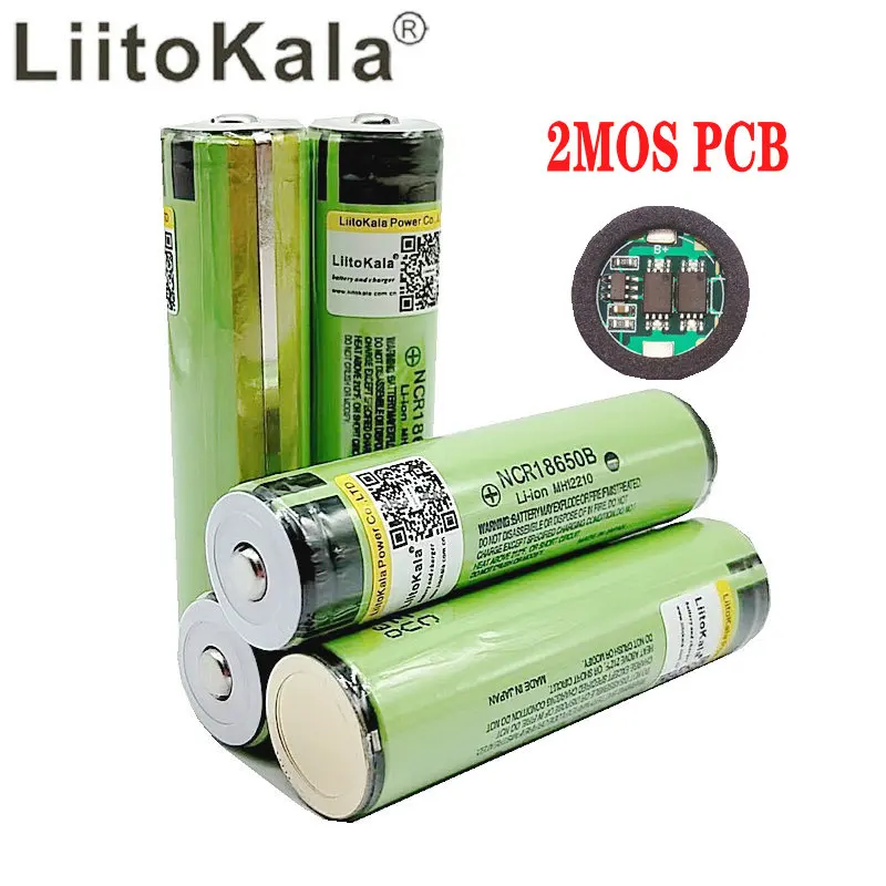 

8 pieces new rechargeable battery Original 18650 NCR18650B 3400mAh with PCB 3.7V batteryFlashlight headlight LED light