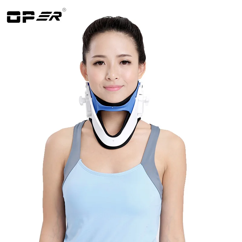 oper-collare-collo-postura-corretta-altezza-regolabile-cervicale-vertebra-tractor-neck-support-brace-trazione-trattamento