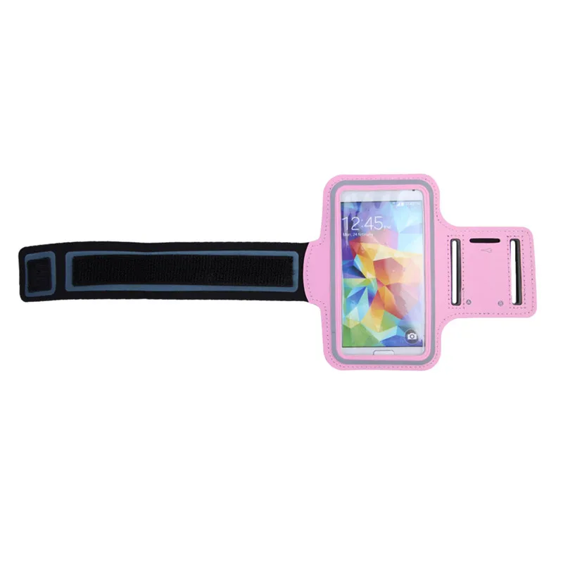 Нарукавная повязка для samsung Galaxy S10 Plus/S9 Plus/S8 Plus, водонепроницаемый спортивный чехол для бега, нарукавная повязка, чехол для ремня, уличные сумки для спортзала - Цвет: Розовый