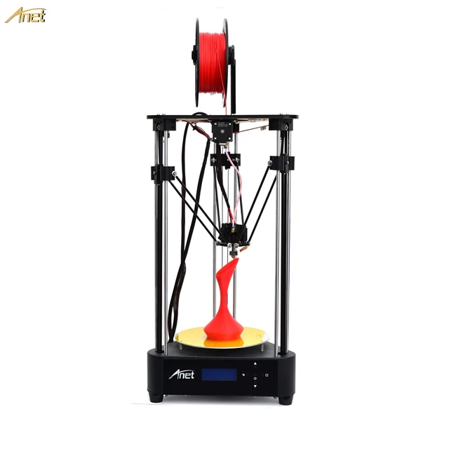 Best Price Anet A4 3d Printer kit DIY Impresora 3D Delta structure Pulley Version Linear Guide Print Size 200*210mm With 10m/1KG Filament Best Price Anet A4 3d Printer kit DIY Impresora 3D Delta structure Pulley Version Linear Guide Print Size 200*210mm With 10m/1KG Filament