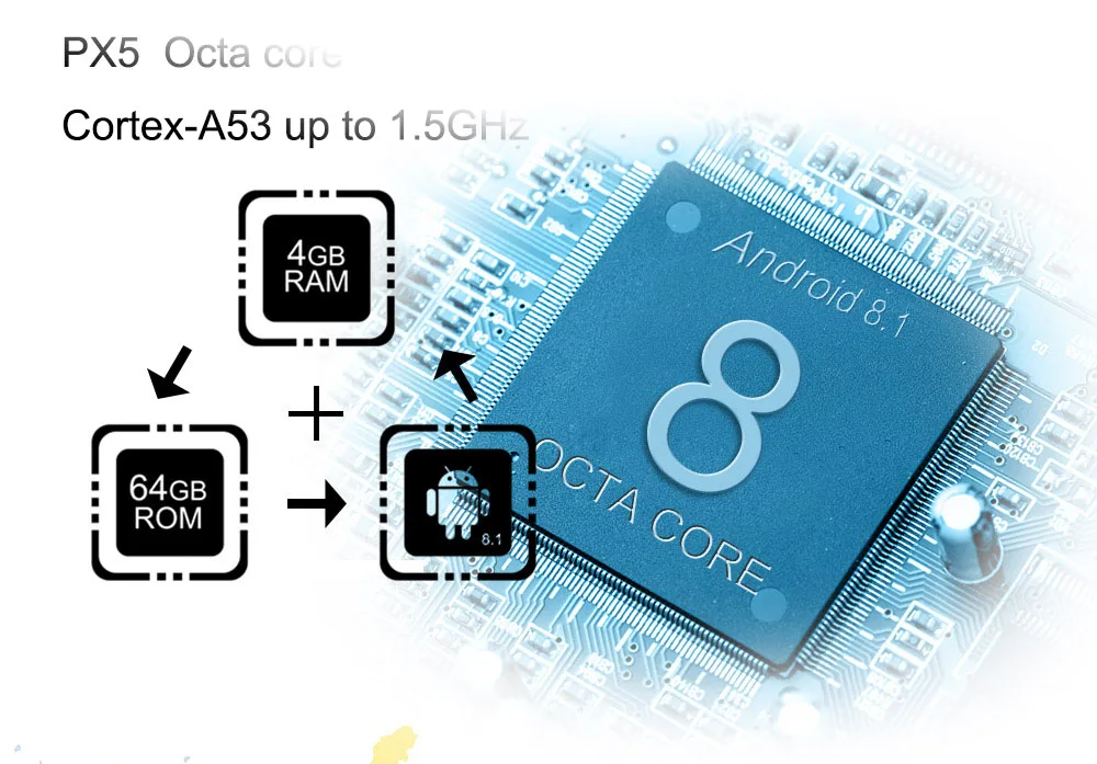 Best ARKRIGHT 7" Android 8.1 4GB 64GB Universal Car Radio Audio Stereo HD GPS Navigation Head Unit DVR OBD Multimedia Player DSP 4G 1