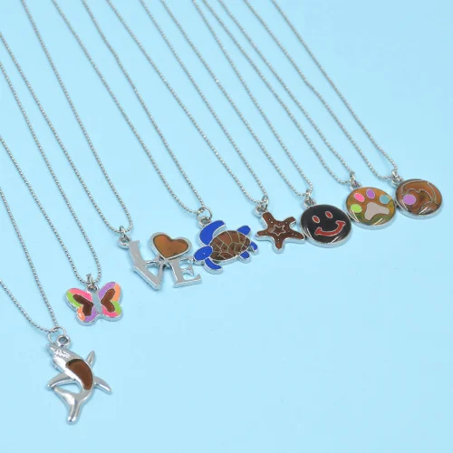 Changing Color Necklace Mood necklace Emotion Feeling Temperature