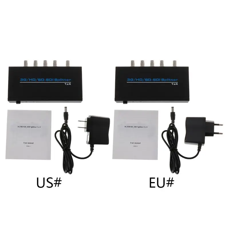 NK S114 3G/HD/SD/SDI 1x4 сплиттер видео переключатель для DVD HDTV Xbox устройства