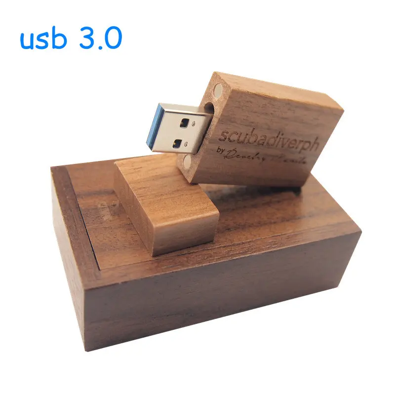 Пользовательский логотип клен орех деревянный флеш-накопитель Usb 3,0 ручка-накопитель Usb флешка 8 ГБ 16 ГБ 32 ГБ 64 ГБ подарки(более 10 шт. бесплатный логотип