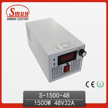 

1500W 48VDC 32A Single Output AC-DC Switching Mode Power Supply With Input Plug Can Be Customized