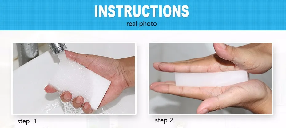 Magic Melamine Sponge High Quality Density Compressed Eraser Kitchen Home Office Cleaning Dish Computer Cleaner Nano6