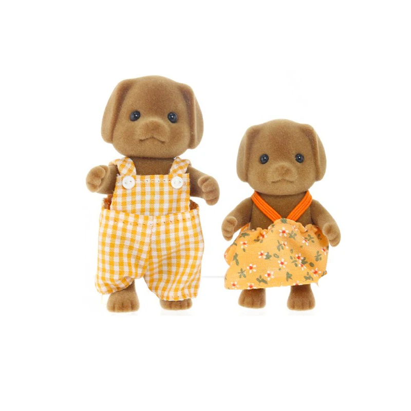 Sylvanian Family 3 шт. семейный набор мышей кукольный домик пушистая фигура игрушка куклы