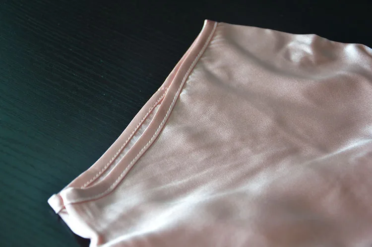 Для женщин натуральный шелк атлас ночные сорочки трусы 19 мм натуральный шелк Charmeuse шелковый атлас нижнее белье Для женщин s сна ночная