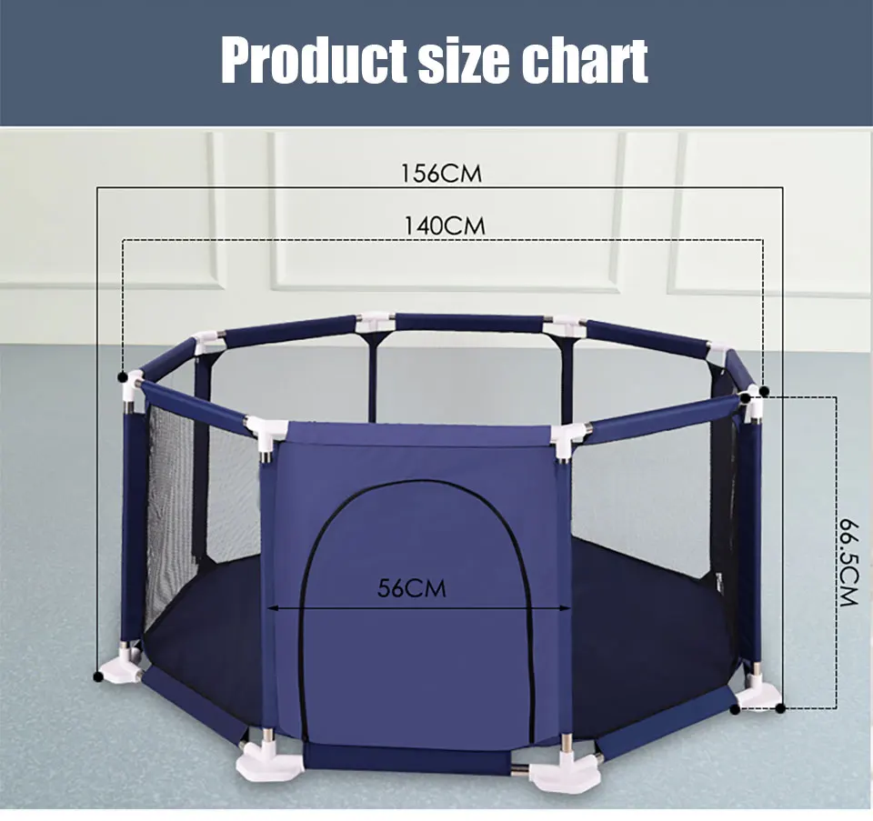 IMBABY манеж для детей, восьмиугольный манеж, большая площадь, детская палатка, бассейн, шарики, детский манеж, мяч, бассейн для детей, забор, детская палатка