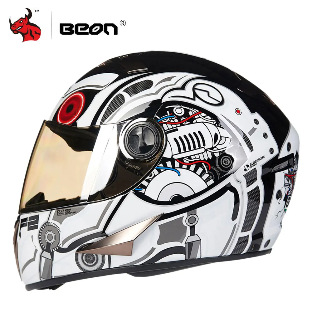 

BEON Motorcycle Helmet Full Face Moto Helmet Motorbike Motocross Casco Moto Helmet Casco Capacetes For Men And Women