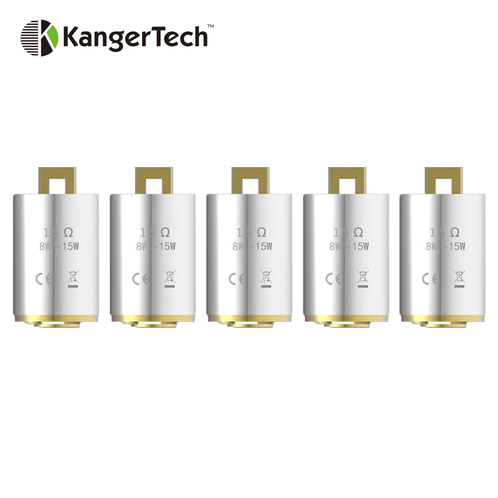 Оригинальный Набор сменных катушек Kangertech 5 шт. 0 8 Ом/1 Ом катушки электронной