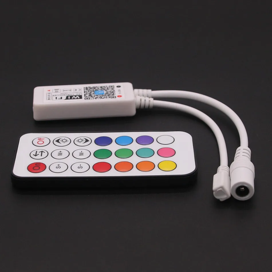 DC 12V 24V WIFI RGBW LED контроллер для IOS/Android с RF 21Key пульт дистанционного управления RGBWW