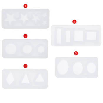 

Silicone Mold DIY Mould Exopy Resin Mirror Crafts Jewelry Making Decor Pyramid