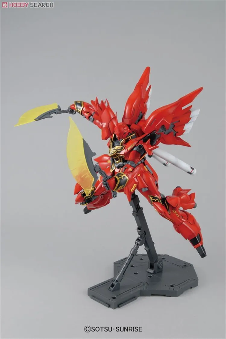 Bandai Gundam MG 1/100 Sinanju HD ова мобильный костюм собрать модель наборы фигурки пластмассовые игрушечные модели