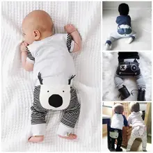 Emmaaby/осенние длинные штаны с рисунком для малышей штаны-шаровары для новорожденных от 0 до 24 месяцев леггинсы с рисунком теплые длинные Хлопковые Штаны для малышей
