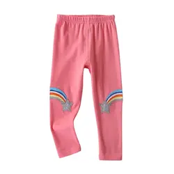 Новые длинные штаны для девочек детские леггинсы новые осенние леггинсы для девочек детская одежда обтягивающие хлопковые детские