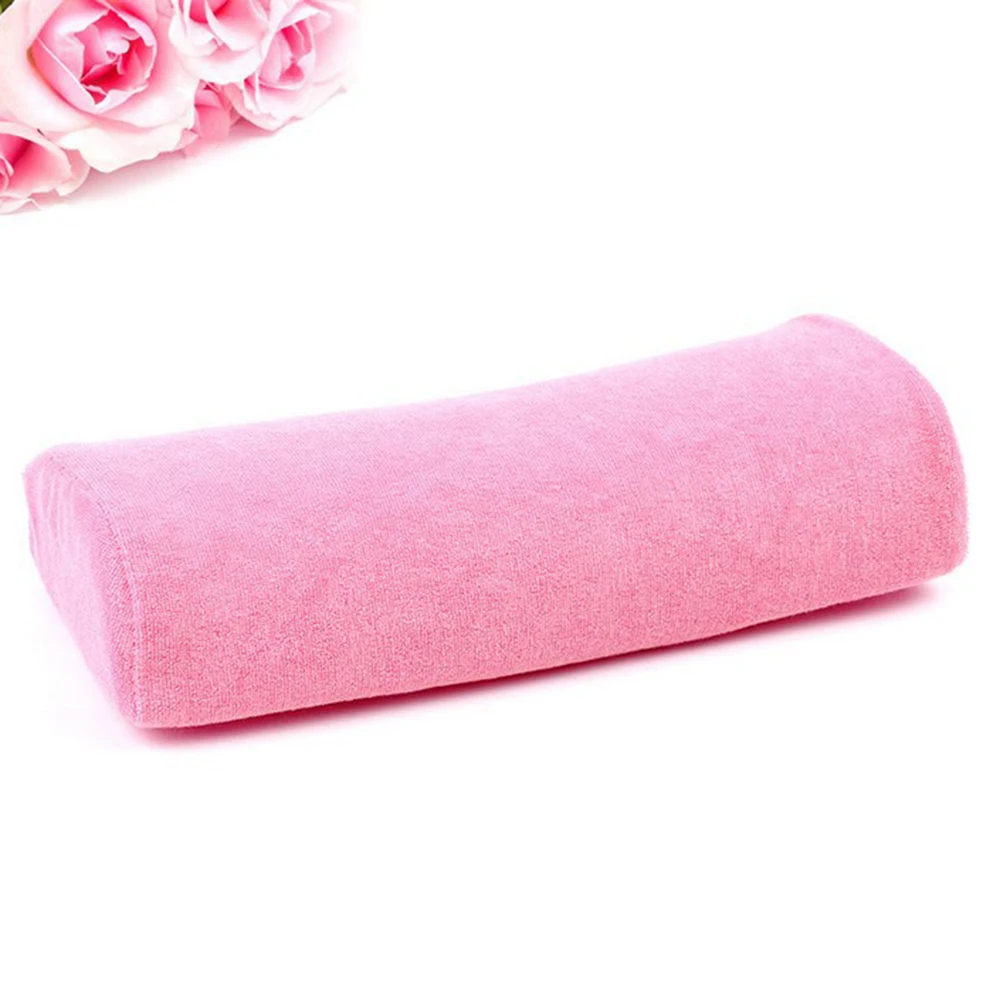 Розовые цветные подставки для рук моющаяся ручная Подушка губка держатель для подушек подлокотники для дизайна ногтей маленькая маникюрная подушка для рук
