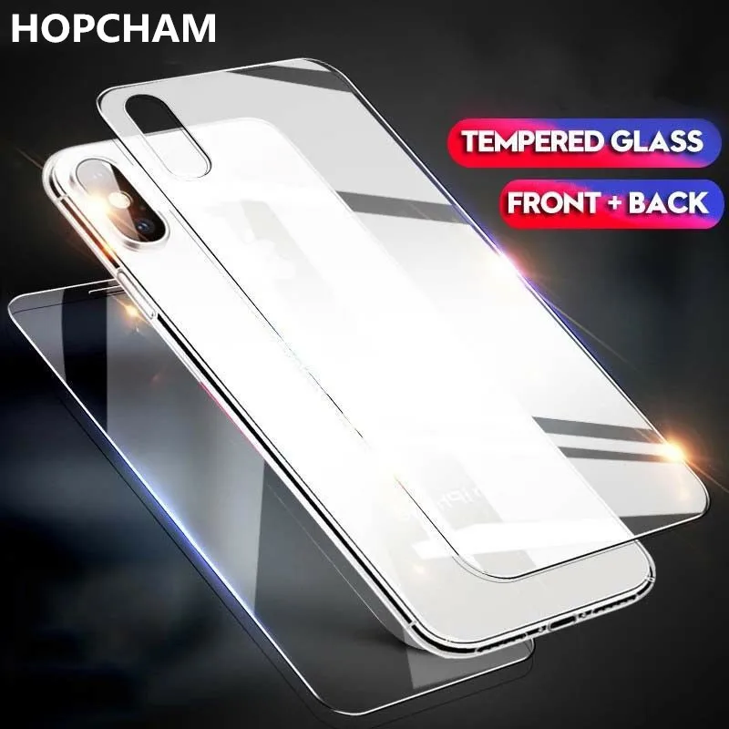 Защитное стекло для iPhone X XS MAX XR Plus закаленное с полным покрытием | Мобильные