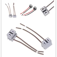 2 шт. разъем адаптера жгута проводов розетки автомобиля автоматический проводной соединитель кабельный разъем для h7 HID светодиодный фары Противотуманные фары лампы