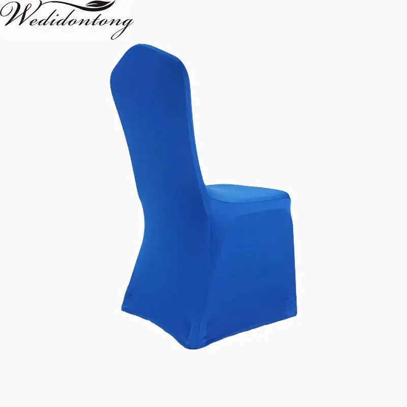 45*45*90cm Polyester Universal Chair Cover Royal Blue Wedding Chair