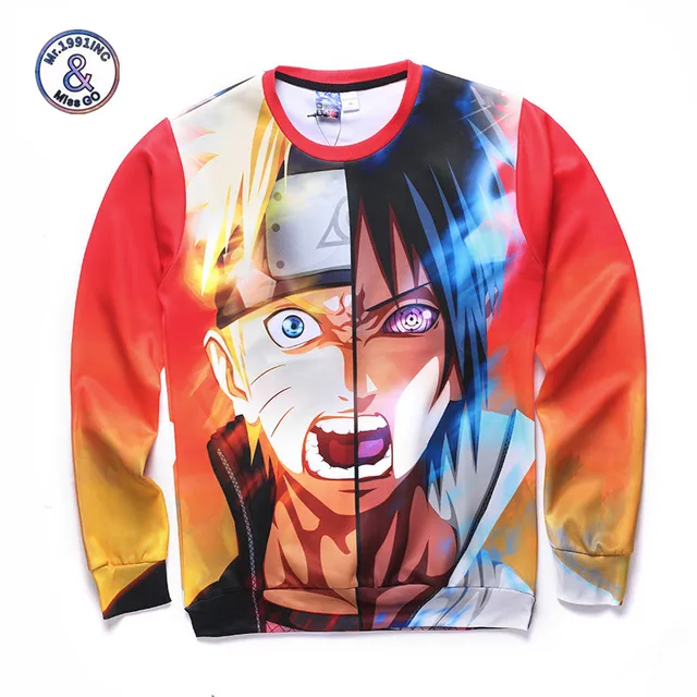 Tokyo Ghoul Naruto Sasuke Men/Women 3D Hoodie Sweatshirt