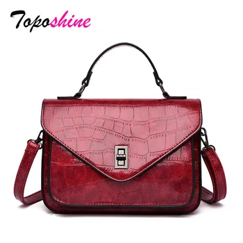 

Oil Wax Skin Personality Lock Lock Ladies Handbag New Fashion High Quality Casual Wild Shoulder Messenger Bag