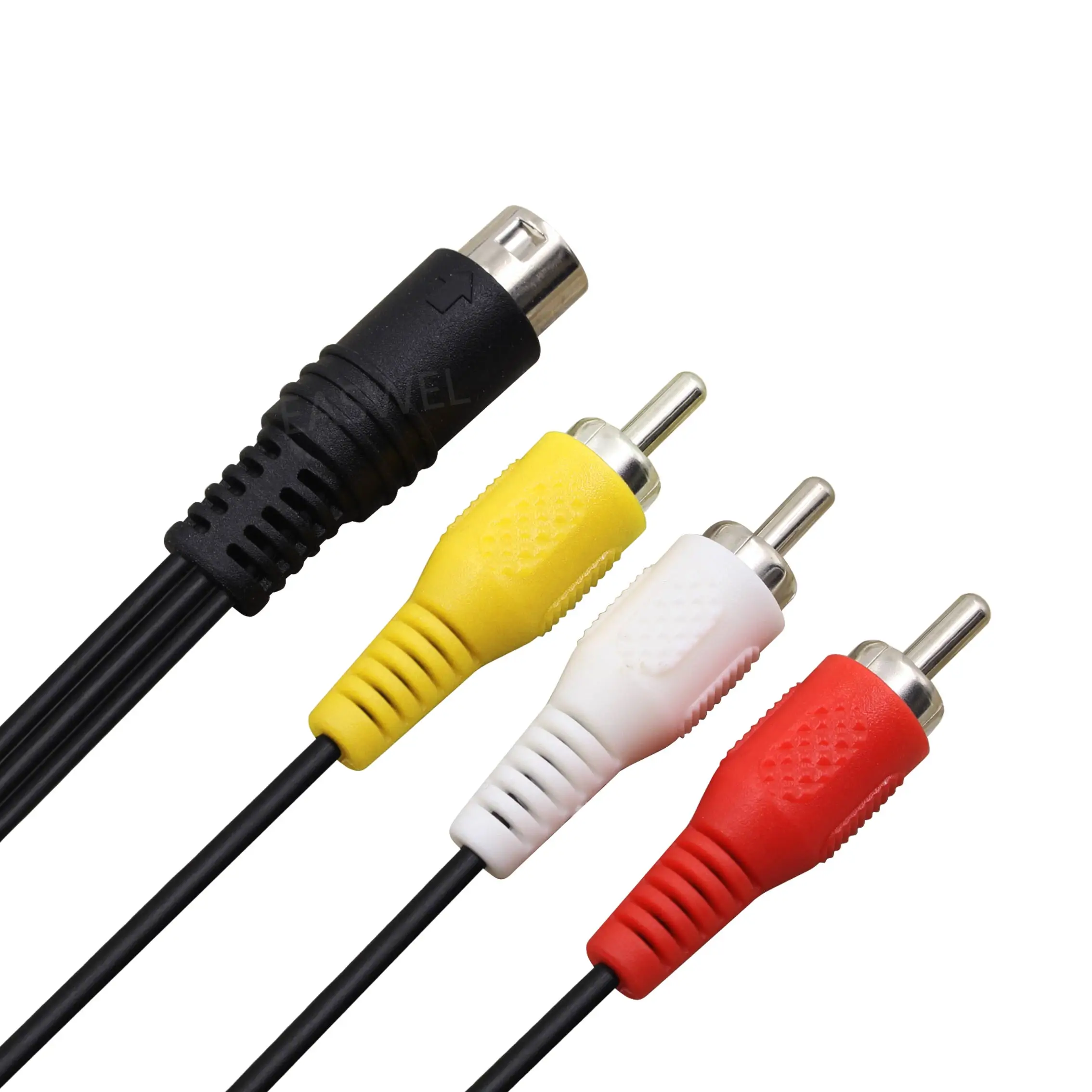 Композитный 3RCA Аудио Видео AV Соединительный кабель Шнур 1,8 м для sega Genesis 2 или 3 для sega Genesis 2 или 3