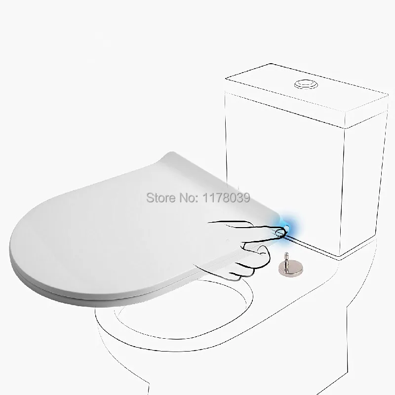 High Quality Pp Board U/vshaped Toilet Seats Cover,one Key Quick