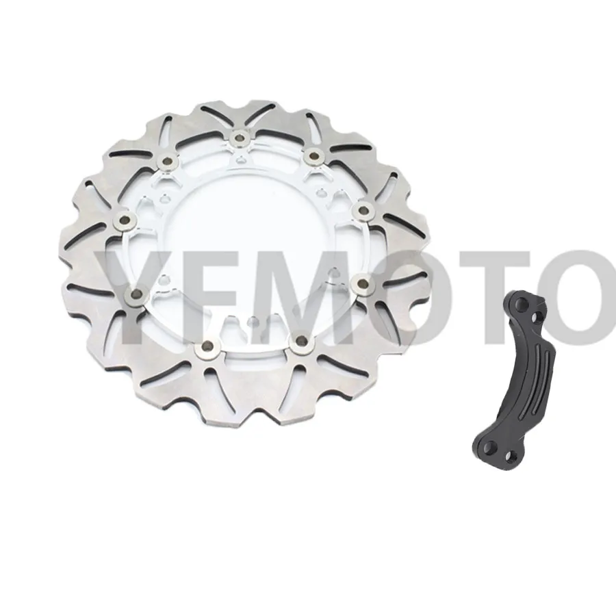 1 Pcs Motorcycle Rear Brake Disc Rotor For TMAX500 TMAX 500 2008- 2013 09 10 11 12 White Steel Hot Sales 1 pcs motorcycle rear brake disc rotor for tmax500 tmax 500 2008 2009 2010 2011 2012 2013 red free shipping