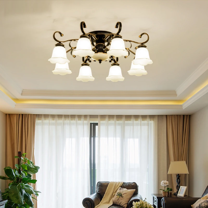 Antique Ceiling Lamps for Living Room Classic Ceiling Lights for Dining Room Ceiling Lamps Rustic Pendants Ceiling Kitchen Light