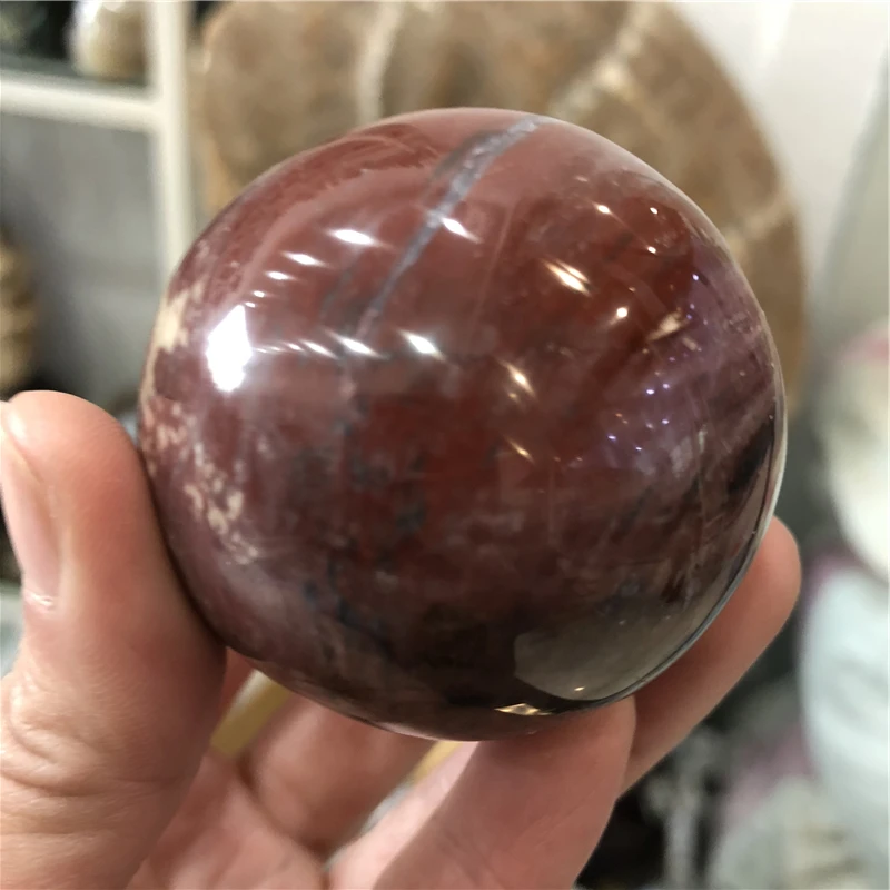 

natural stones and minerals crystal woodstone fossil ball tree home decoration wooden tree fossil ball madagascar