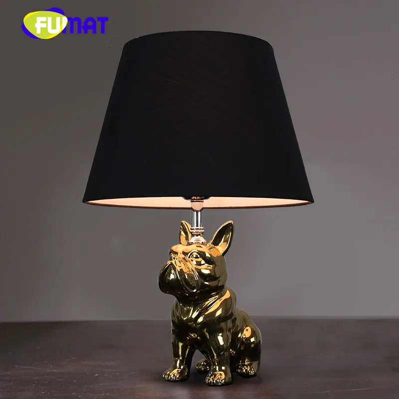 Ceramic Dog Table Lamp 2