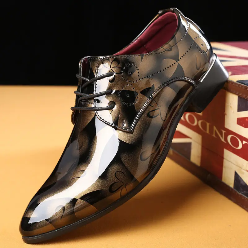 

Men Leather Casual Shoes 2018 Fashion New Lace-Up Breathable Men Shoes Footwear Summer Business Leather Shoes CET652