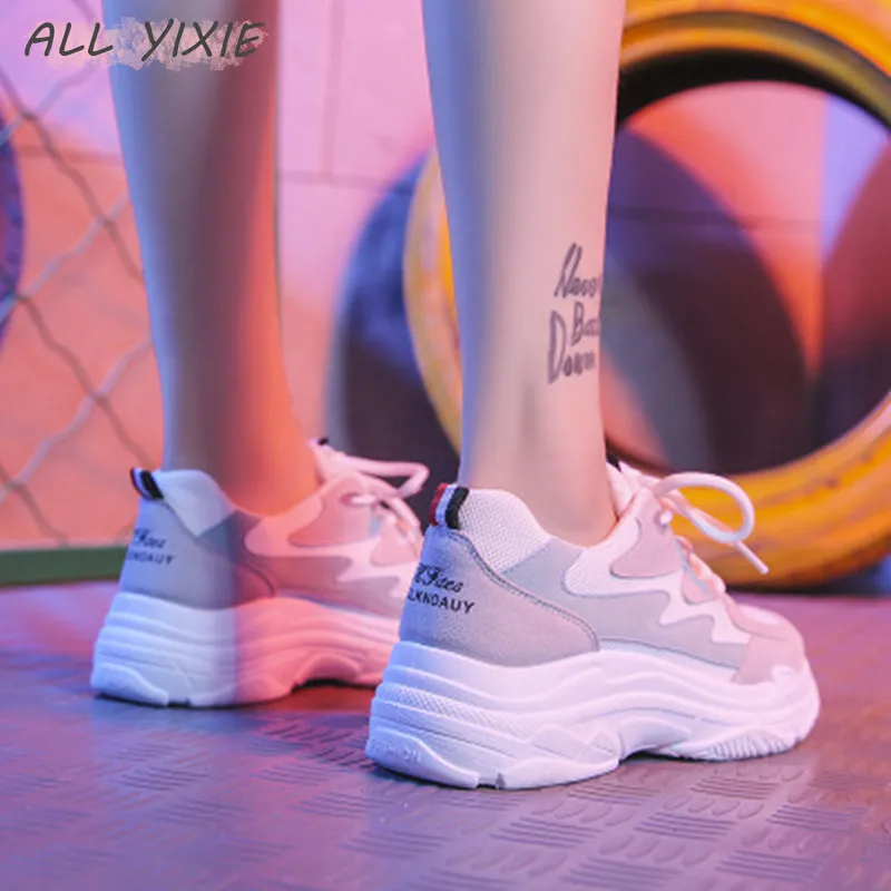 Женские кроссовки на платформе ALL YIXIE повседневные дышащие сезон весна лето