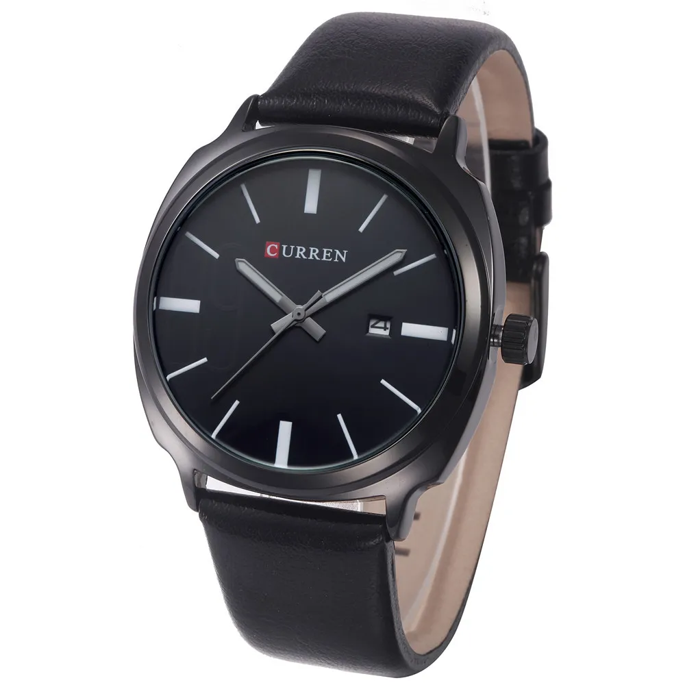 

2019 Relojes Curren Men's Sports Quartz Watches Mens Watches Top Brand Luxury Leather Wristwatches Relogio Men Watches 8212