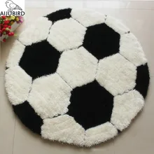 Carpe ковры для гостиная Футбол ковер для детской комнаты Добавить Толстый черный и белый спальня исследование компьютерное кресло земли коврики