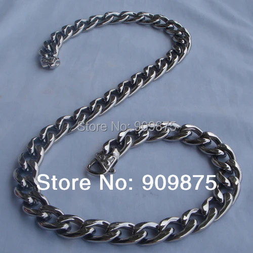 cool heavy  link men/boy 316L stainless steel chain necklaces & pendants men jewelry