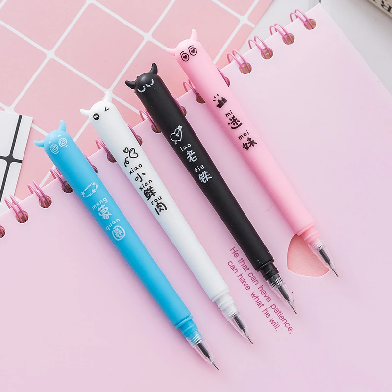 

Korean Creative Cute Demon Monster Gel Pen Funny Kids Stationery Store Escritorio Stationary School Tool Student Thing Item Shop