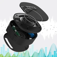 Мини Bluetooth динамик Портативный Открытый Беспроводной громкий динамик Поддержка громкой связи вызов FM радио TF карты звуковые колонки AUX