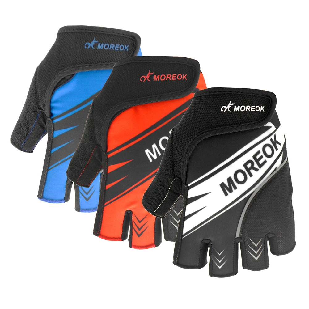 

Summer Reflective Cycling Gloves MTB Mountain Road Bike Gloves For Bicycles Shock Absorbing Padded Half Finger Sports Gloves