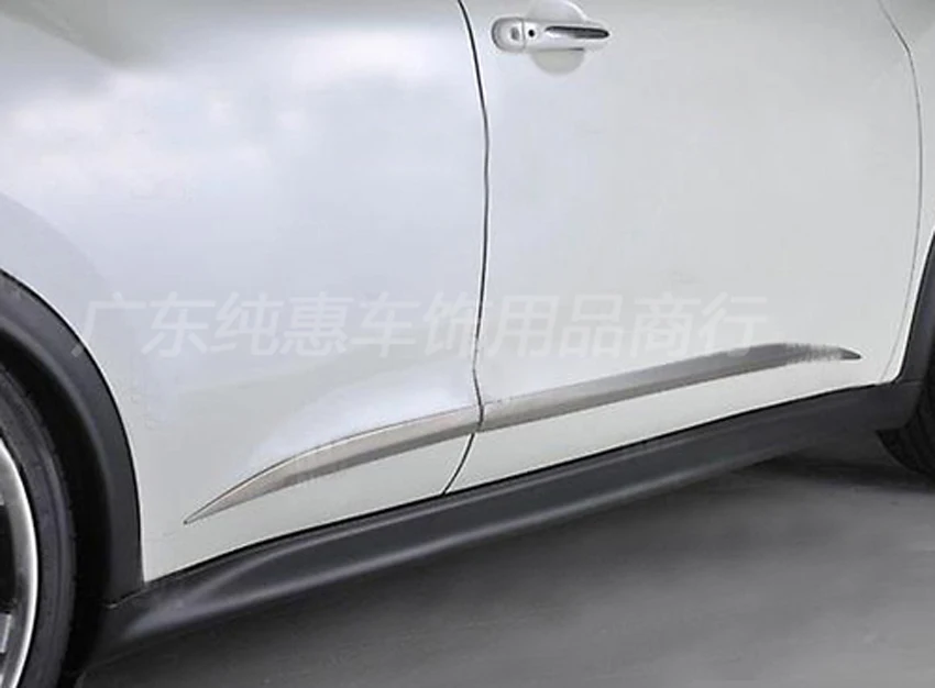 Stainless Steel Car Side Door Streamer Cover Fit For Nissan Juke