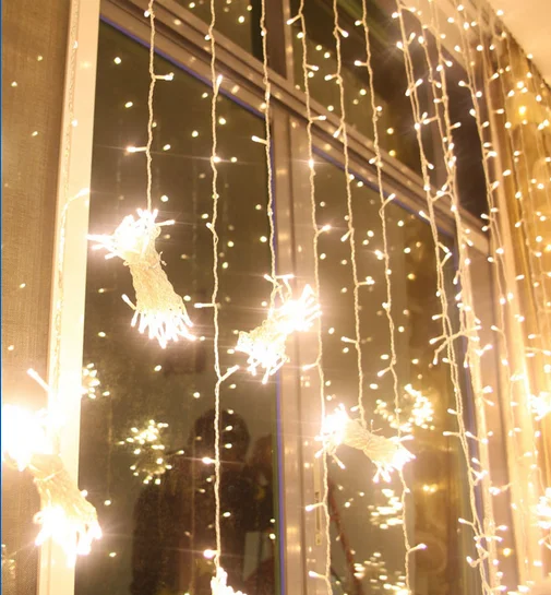 1000 LED lampjes 10*3 m Gordijn Lights, Kerst ornament lichten ... 1000 LED lampjes 10*3 m Gordijn Lights, Kerst ornament lichten ...