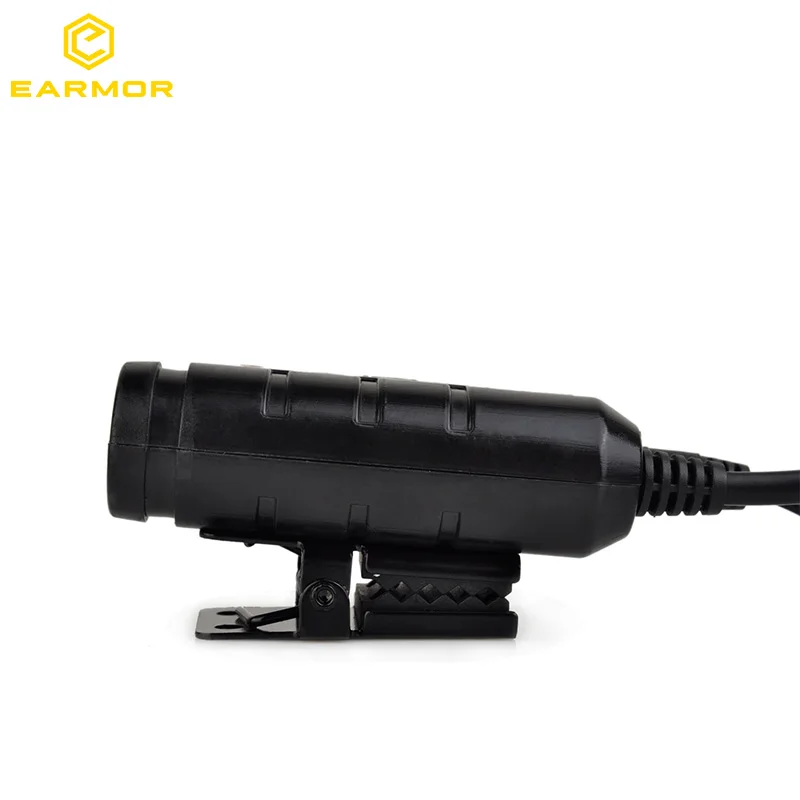 Fone de Ouvido Opsmen Earmor Kenwood Plugue Telefone 3.5 mm Aux Tático Acessório M51 Ptt 5 OPSMEN Earmor M51 PTT Kenwood Plugue Telefone