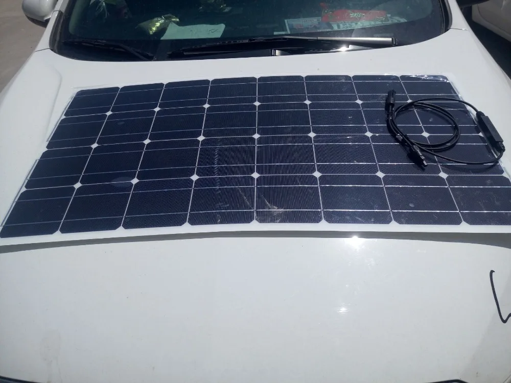 

80w semi-flexible solar panel, cheap to sell, high quality, power efficient