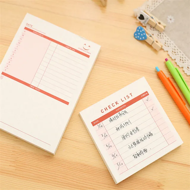 1pcs cute kawaii weekly monthly work planner book diary agenda school work planner