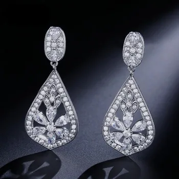 

Red Trees Earings Fashion jewelry High Quality Bohemian Earrings, Classic AAA Cubic Zirconia Drop Earrings For Women