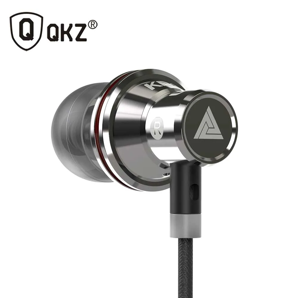 Наушники QKZ KD3 микрофон качество звука fone de ouvido Enthusiast bass вкладыши медная штамповка