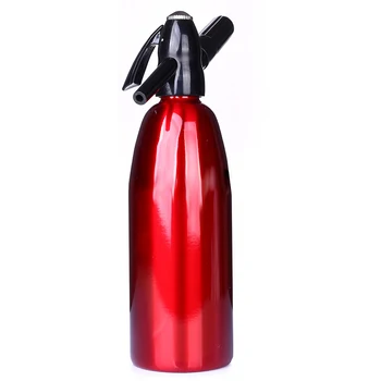 

Manual 1L Soda Siphon CO2 Dispenser WATER Bubble Generator Cocktail And Wine Spritzers Soda Machine Aluminum Bar DIY Soda Maker