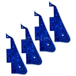 Четыре blue pearl 3ply Гитары жемчужные pickguards для Электрогитары Замена последние Стандартный