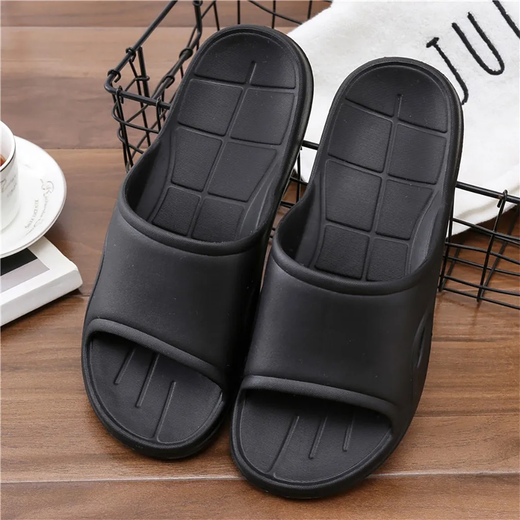 

Men's Shower Pool Sandal Slippers Soft Ultra Lightweight Bath Student fashion slim Puls size Soft Leisure Comfortable Slippers